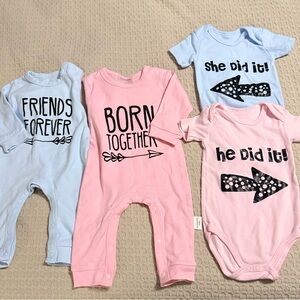 Boy/Girl Twins Sets (price includes all shown in image)